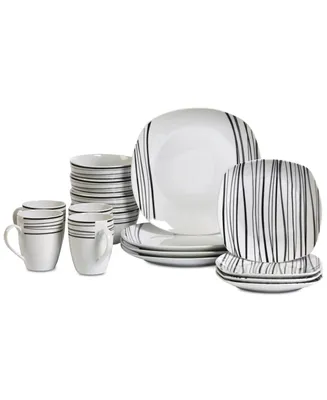 Tabletops Unlimited Justin 16-Pc. Dinnerware Set, Service for 4