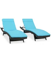 Carmel Outdoor Chaise Lounge (Set Of 2)