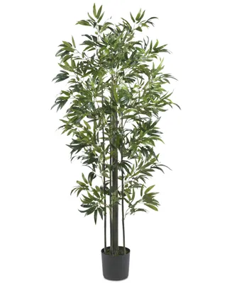Nearly Natural 6' Artificial Bamboo Silk Tree
