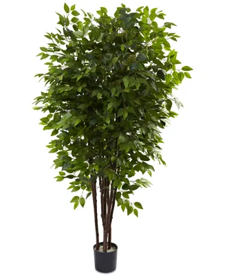 Nearly Natural 6.5' Deluxe Artificial Ficus Tree