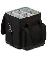 Legacy by Picnic Time Cellar 6-Bottle Wine Carrier & Cooler Tote