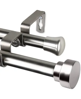 Topper 13/16" Double Curtain Rod 28-48