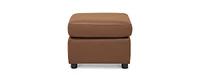 Ennia Leather Ottoman, Created for Macy's