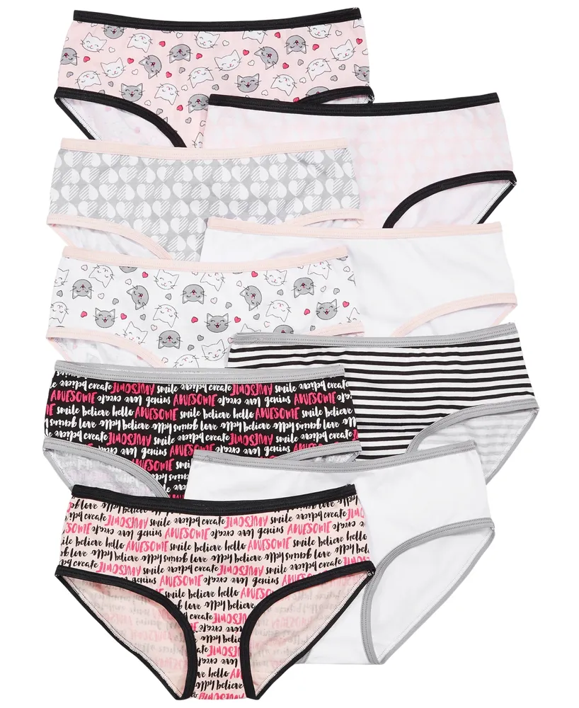 Calvin Klein Little & Big Girls 3-Pack Bikini Brief Underwear - Macy's