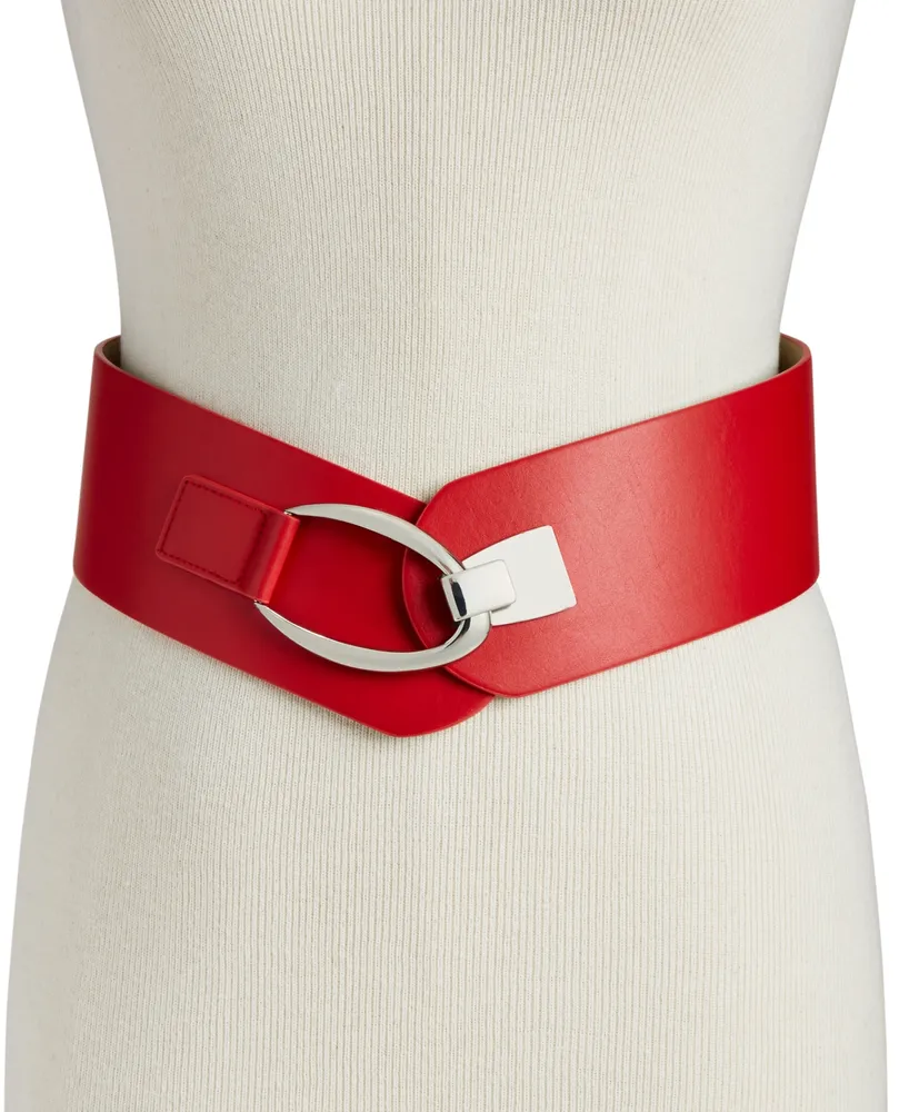 I.n.c. International Concepts Interlocking-Hook Stretch Belt, Created for Macy's