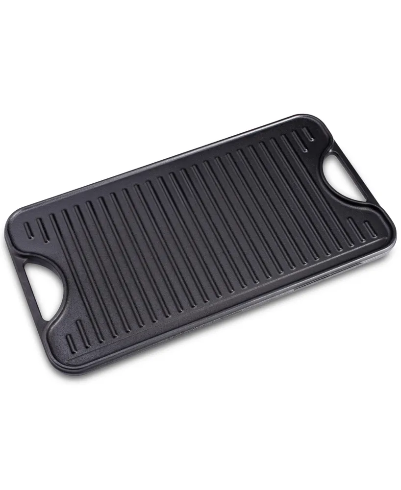 Victoria Cast Iron Large Reversible 18.5" x 10" Rectangular Griddle