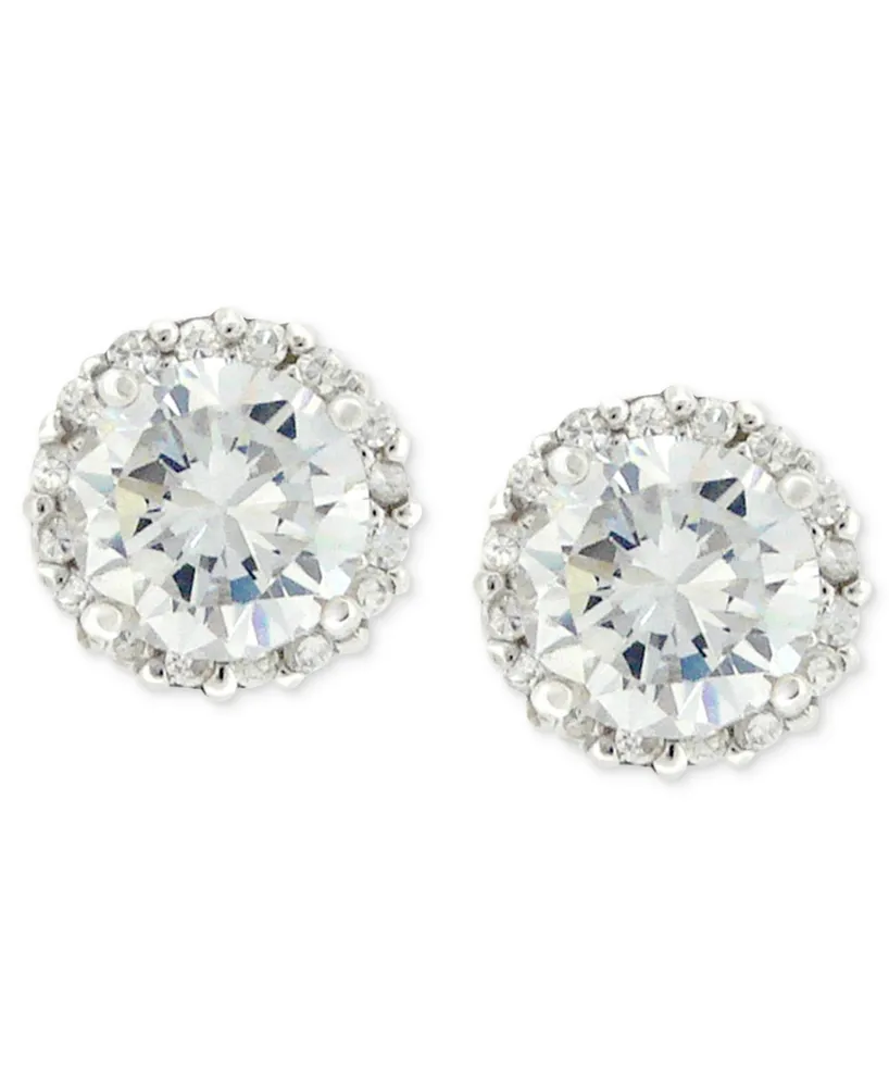 Giani Bernini Pave Cubic Zirconia Stud Earrings (1-3/4 ct. t.w.) Sterling Silver, Created for Macy's