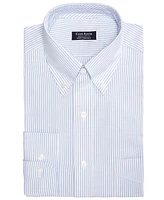 Club Room Men's Regular Fit University Stripe Dress Shirt, Created for Macy's