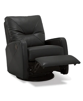 Finchley Leather Power Swivel Glider Recliner