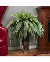 Nearly Natural Boston Fern Artificial Plant in Stand