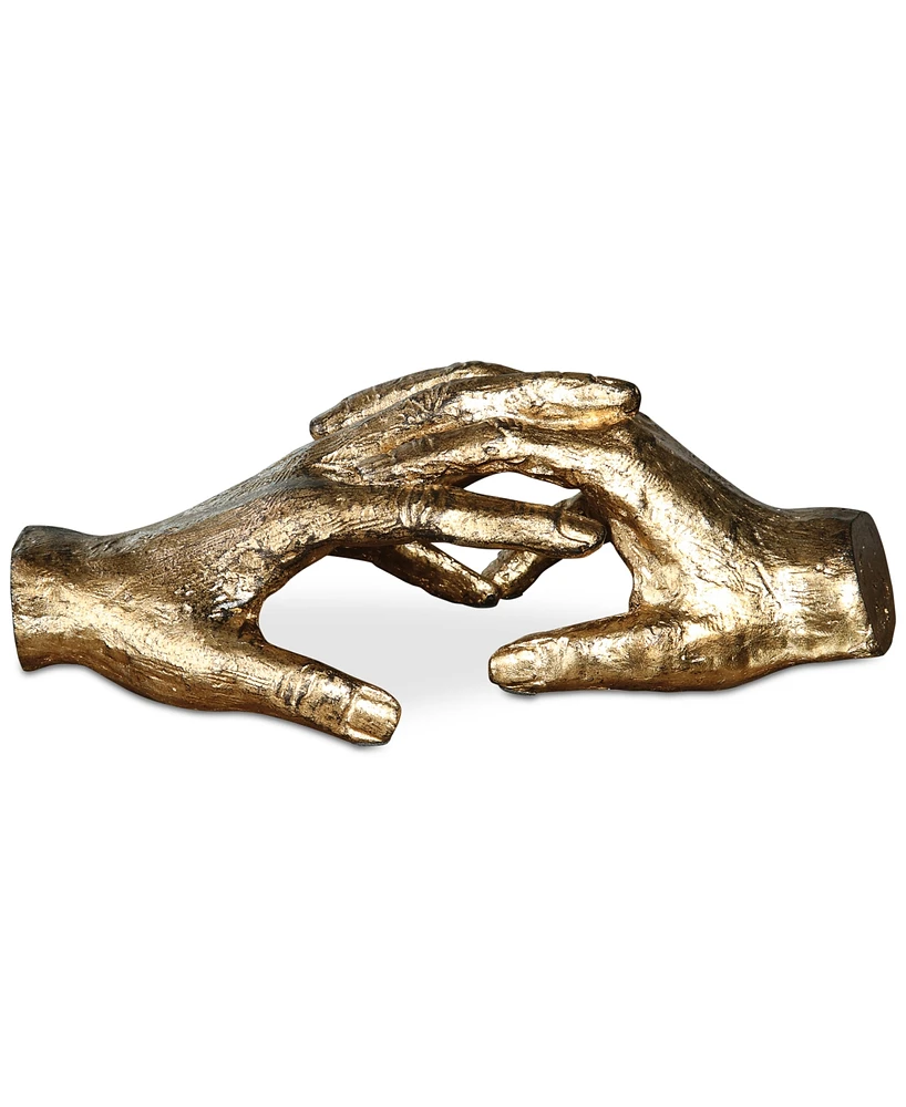 Uttermost Hold My Hand Gold Sculpture