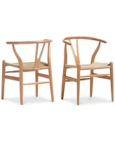 Caden Wishbone Chair (Set of 2)