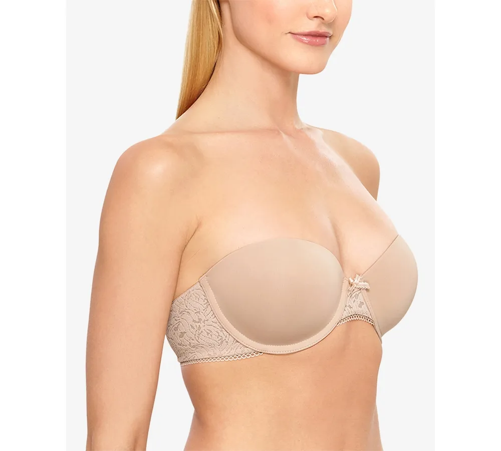 B.tempt'd by Wacoal Modern Method Strapless Picot-Trimmed Bra 954217