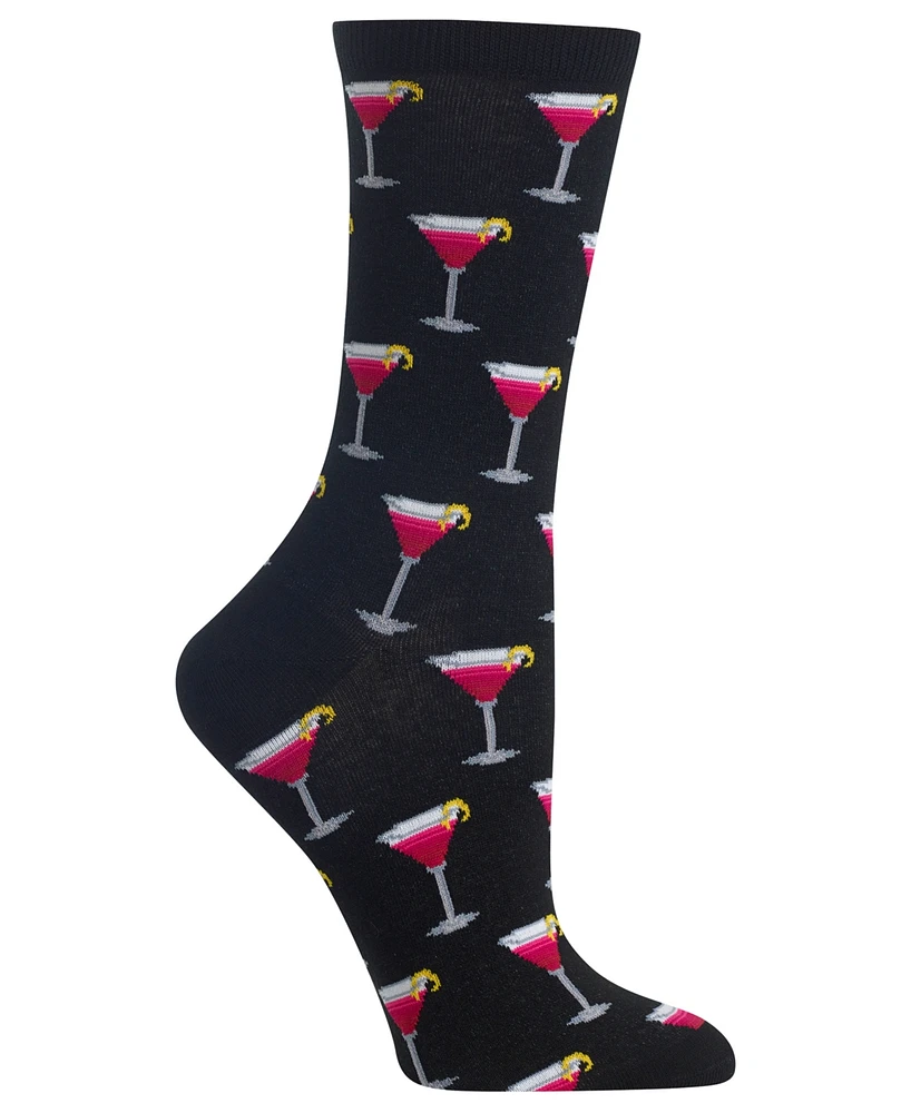 Hot Sox Women's Cosmopolitan Crew Socks