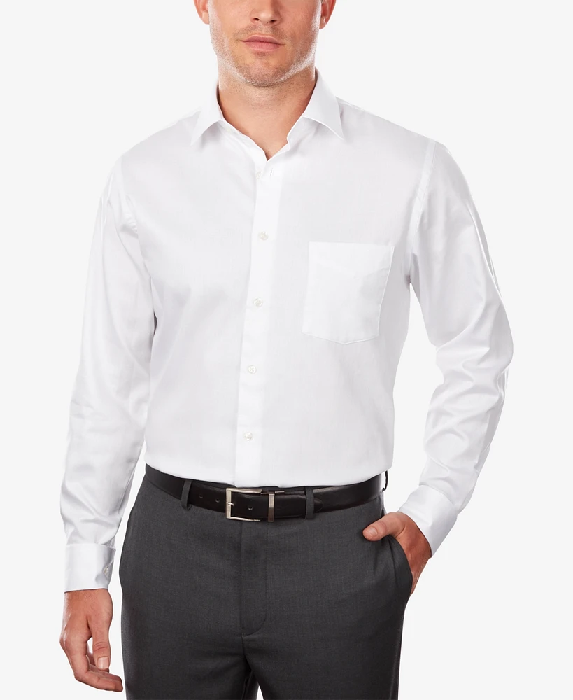 Van Heusen Men's Classic/Regular Fit Stretch Wrinkle Free Sateen Dress Shirt