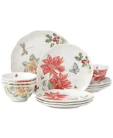 Lenox Butterfly Meadow Holiday 12 Pc. Dinnerware Set, Service for 4, Created for Macy's