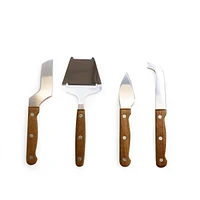 Toscana by Picnic Time Acacia Circo Cheese Board & Tools Set