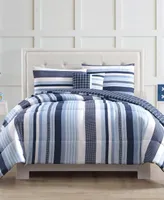 My World Mason Stripe Full Comforter Set