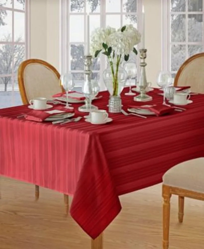 Elrene Denley Stripe Tablecloth Collection