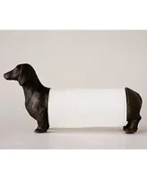 Resin with Metal Bar Dog Paper Towel Holder