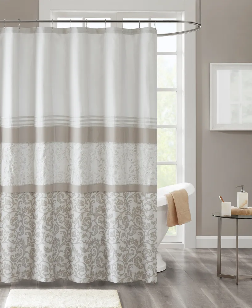 510 Design Ramsey Embroidered Shower Curtain, 72" x 72"