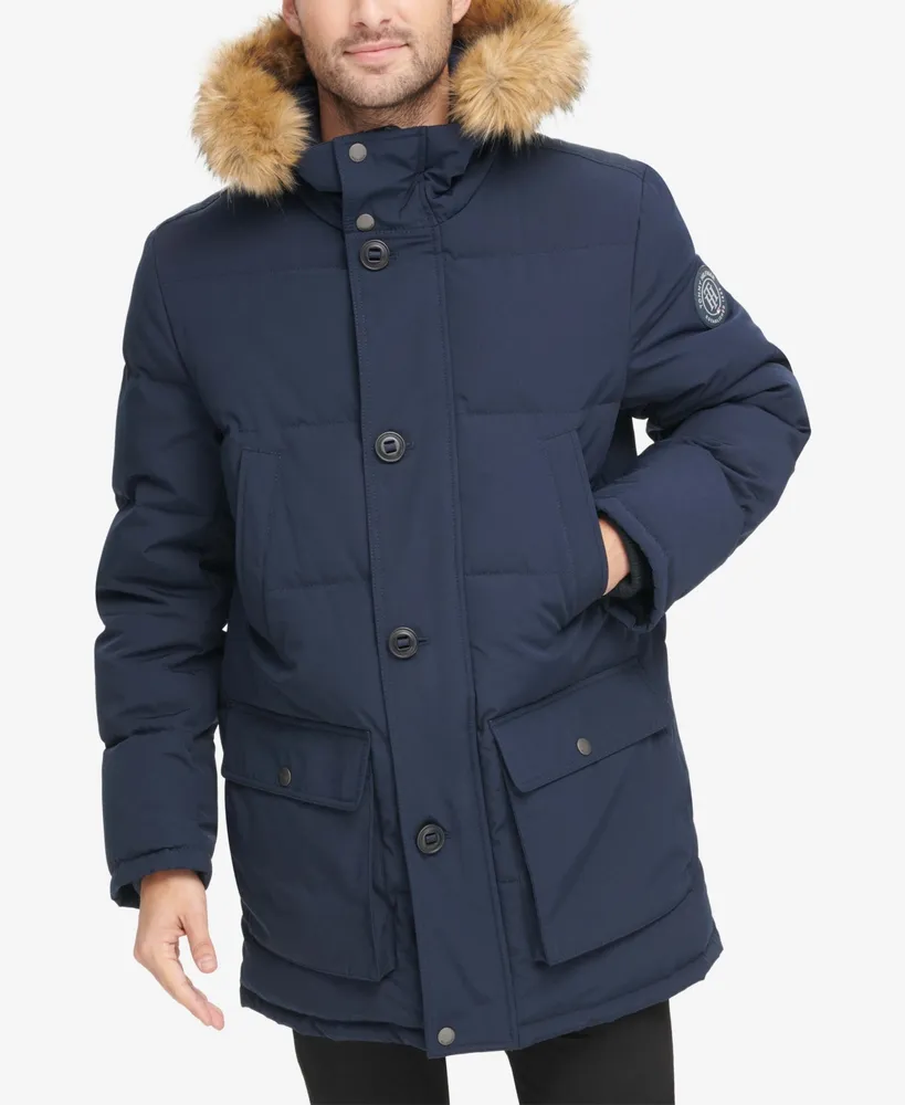 Tommy Hilfiger Men's Heavyweight Long Snorkel Coat