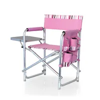 Oniva by Picnic Time Pink Portable Folding Sports Chair