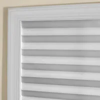 Achim 1 2 3 Pleated Vinyl Cordless Room Darkening Shades