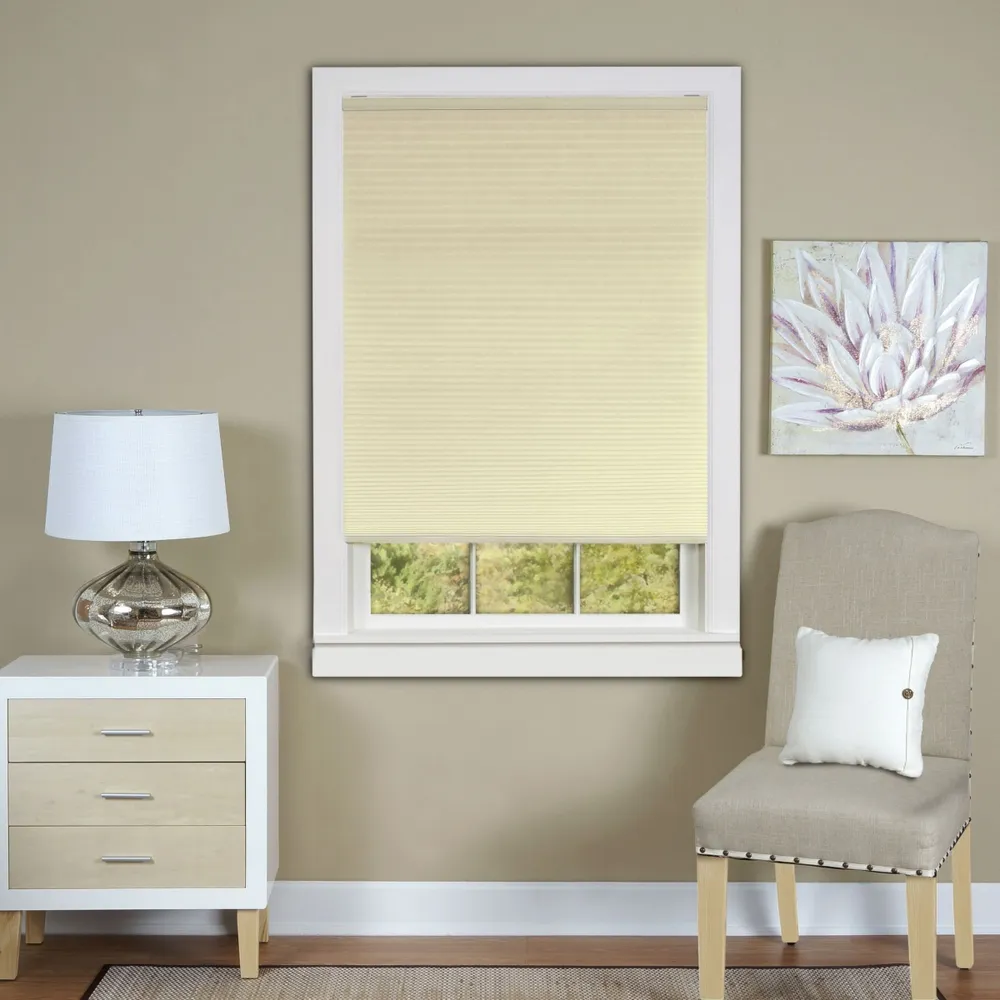 Achim Honeycomb Cellular Cordless Pleated Window Shade, 33" x 64"