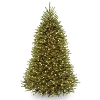 National Tree 7' Dunhill Fir Hinged Tree with 650 Dual Color Led Lights & PowerConnect