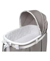 Badger Basket Wishes Oval Bassinet With Full Length Skirt