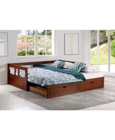 Alaterre Furniture Melody Twin to King Trundle Daybed with Storage Drawers