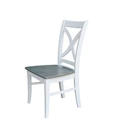 Vineyard Curved X Back Chair, Set of 2