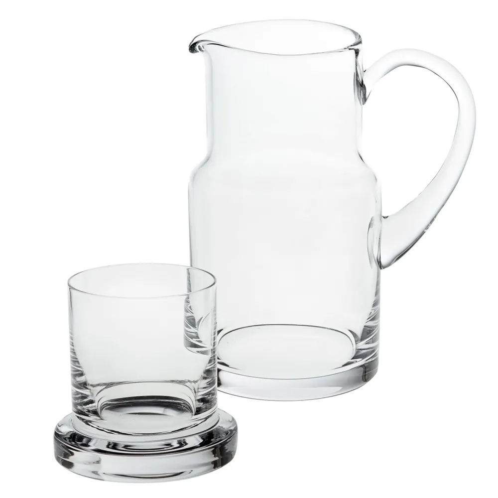 Badash Crystal 2-piece Manhattan Carafe Set