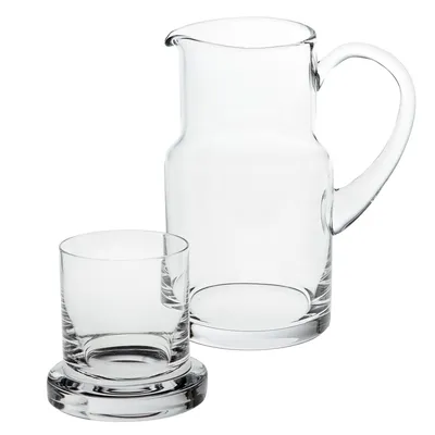 Badash Crystal 2-piece Manhattan Carafe Set