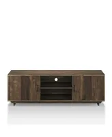 Furniture of America Kenzie Rustic 62" Tv Stand