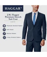 J.M. Haggar Mens 4 Way Stretch Slim Fit Suit Separate