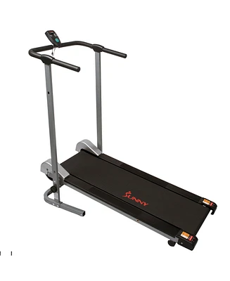 Sunny Health & Fitness Foldable Manual Walking Treadmill, Portable & Non Powered Sf-T1407M