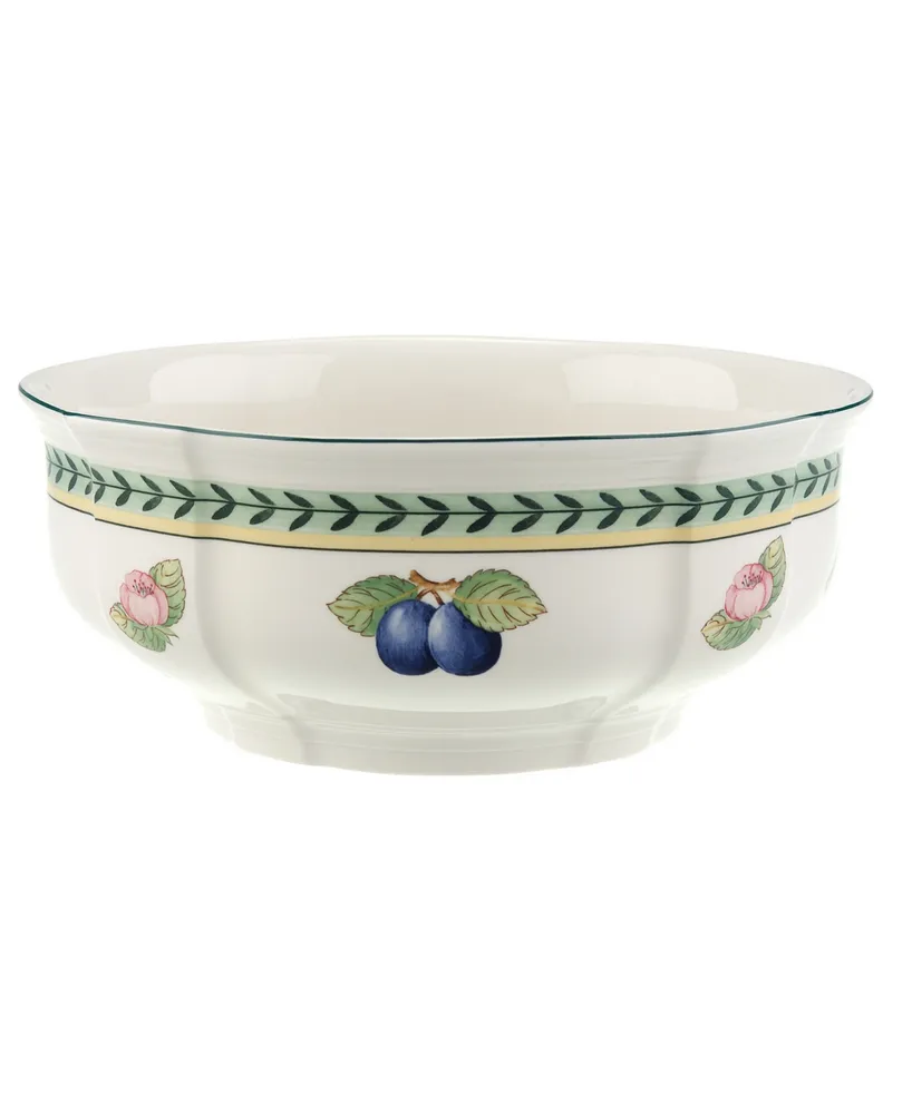 Villeroy & Boch 8.25 French Garden Round Vegetable Bowl, Premium Porcelain