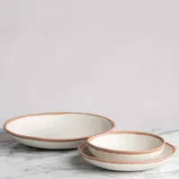 Q Squared Potter Terracotta Melaboo 4-Pc. Dinner Plate Set