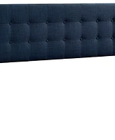 Emily King Upholstered Fabric Headboard