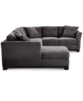 Elliot Ii 138" Fabric 3-Piece Chaise Sleeper Sectional, Created for Macy's