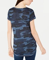 Lucky Brand Camo-Print T-Shirt