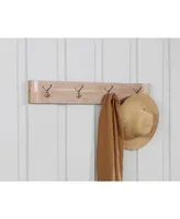 Woodstock Acacia Wood With Metal Inset Coat Hook