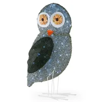 National Tree Company 37" Pre-Lit Fuzzy Owl