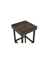 Palm Harbor Outdoor Wicker Bar Height Stool (Set Of 2)