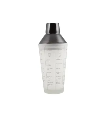 Thirstystone by Cambridge Frosted Glass Recipe Shaker