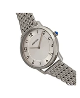 Bertha Quartz Abby Collection Silver Stainless Steel Watch 33Mm