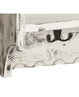 Country Cottage Coat Hooks and Bench Set