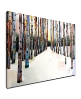 Ready2HangArt, 'Winter Grove' Canvas Wall Art